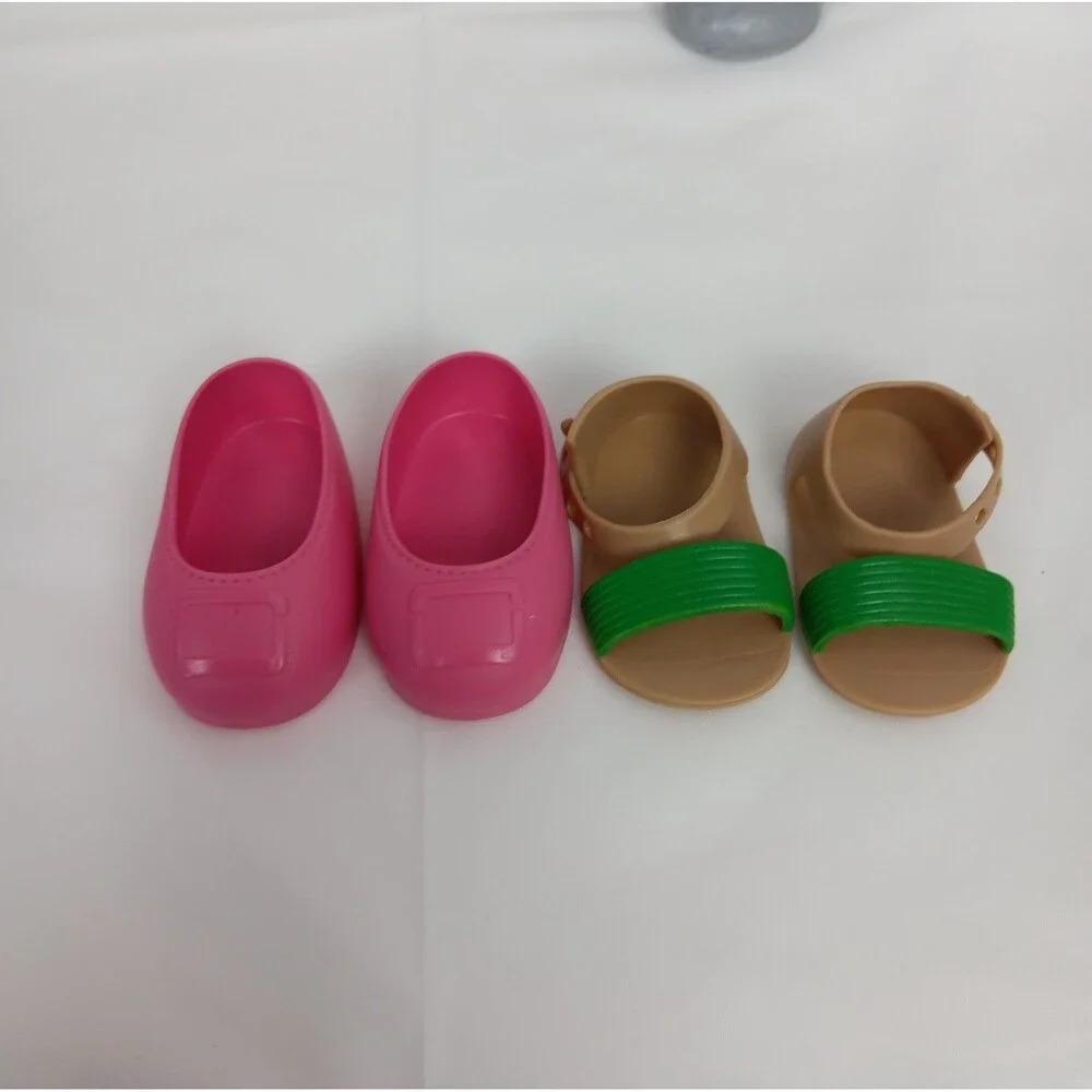 Battat Our Generation Roller Skates Boots Sandals Slippers Mixed Doll Shoe Lot